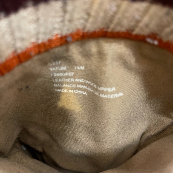 COACH Tatum Suede Rainbow Striped Leather Boots - Picture 9 of 10